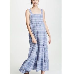 Hatch Jules Chambray Check Dress